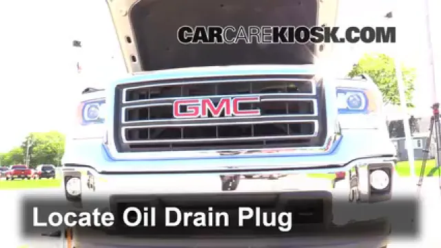 2014 GMC Sierra 1500 SLE 4.3L V6 FlexFuel Crew Cab Pickup Huile Changer l'huile et le filtre à huile